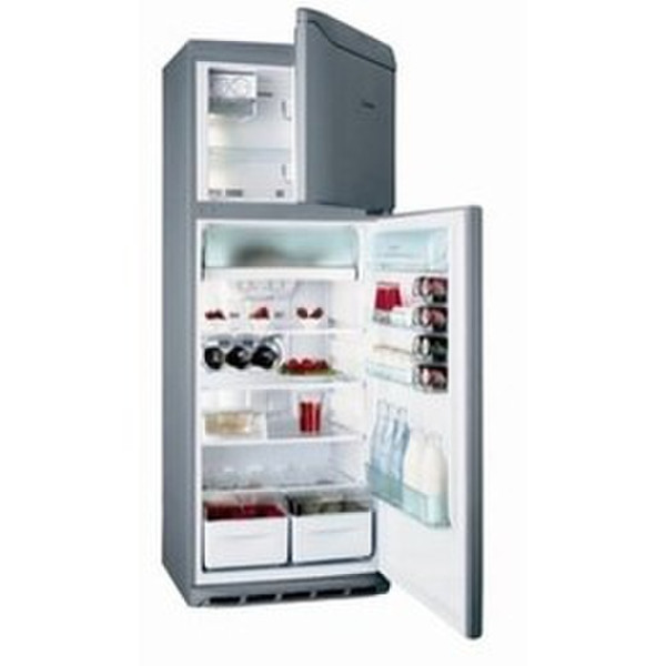 Hotpoint MTM 1912 F (FR)/HA freestanding Silver fridge-freezer
