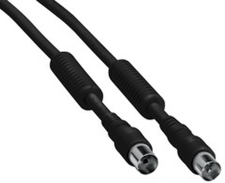 Ednet 84098 1.5м Черный коаксиальный кабель