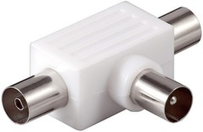 Ednet 84630 White cable splitter/combiner