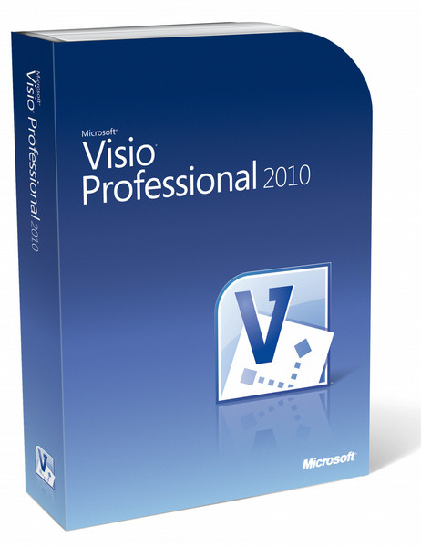 Microsoft Visio Professional 2010, Winx32/x64, EDU, DVD, EN Education (EDU) English