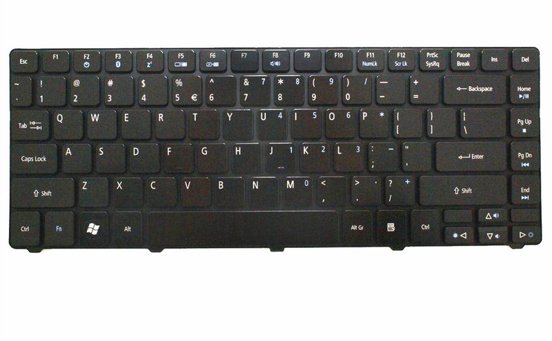 Acer KB.I140A.229 QWERTY Englisch Schwarz Tastatur