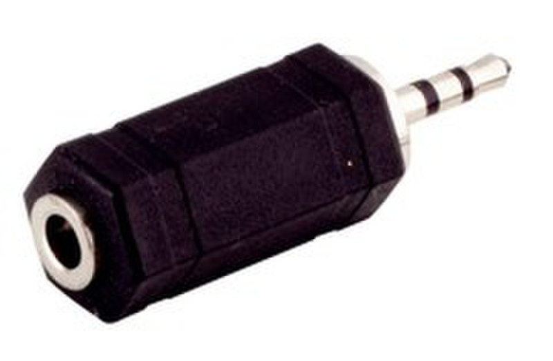 Ednet 84433 3,5 mm 2,5 mm Schwarz Kabelschnittstellen-/adapter