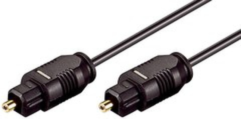 Ednet 84430 1m Toslink Toslink Black fiber optic cable