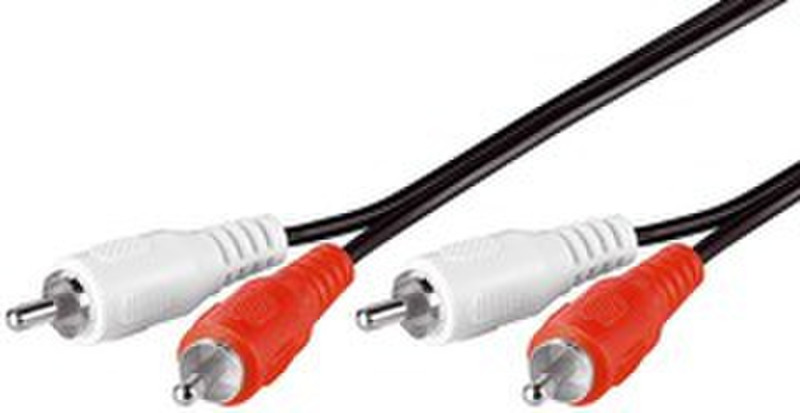 Ednet 2 x RCA - 2 x RCA, 1.5 m 1.5m 2 x RCA 2 x RCA audio cable