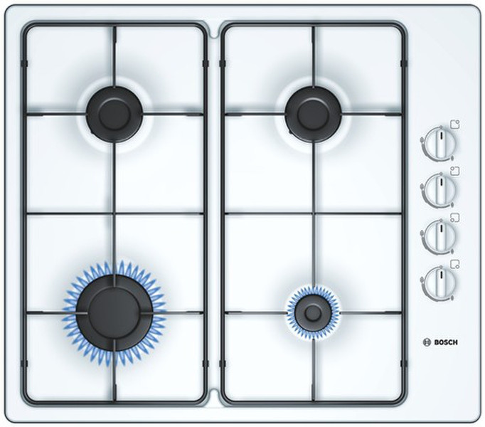 Bosch PBP612B80E built-in Gas hob White hob