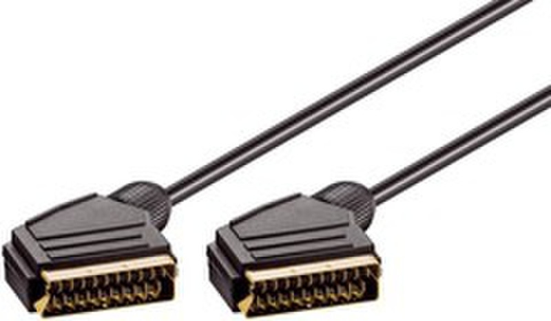 Ednet Scart cable 1.5m 1.5м SCART (21-pin) SCART (21-pin) Черный SCART кабель