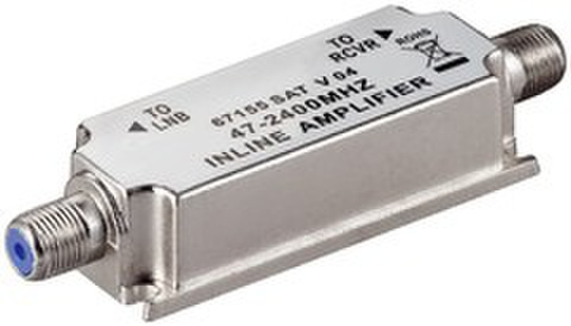 Ednet SAT-Inline Amplifier Silver AV receiver