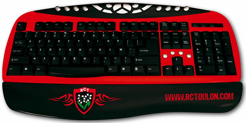 Mad.X RCTK-01 USB+PS/2 Black keyboard