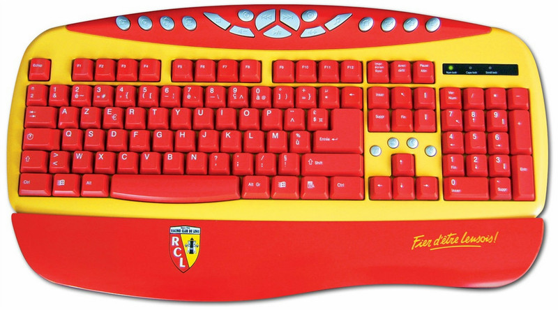 Mad.X LEK-01 USB+PS/2 Красный клавиатура