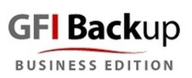 GFI Backup Business Edition f/ Servers, 1-9u, 1Y, SMA