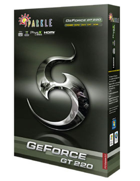 Sparkle Technology GeForce GT220 GeForce GT 220 1ГБ GDDR3