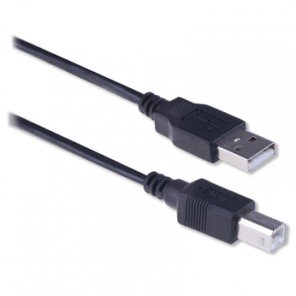 Eminent EM9353 2.5m USB A USB B Black USB cable