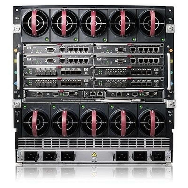 Hewlett Packard Enterprise BLc7000 Single-Phase Enclosure, 2 Power Supplies, 6 Fans, 16 Insight Control Licenses Computer-Gehäuse