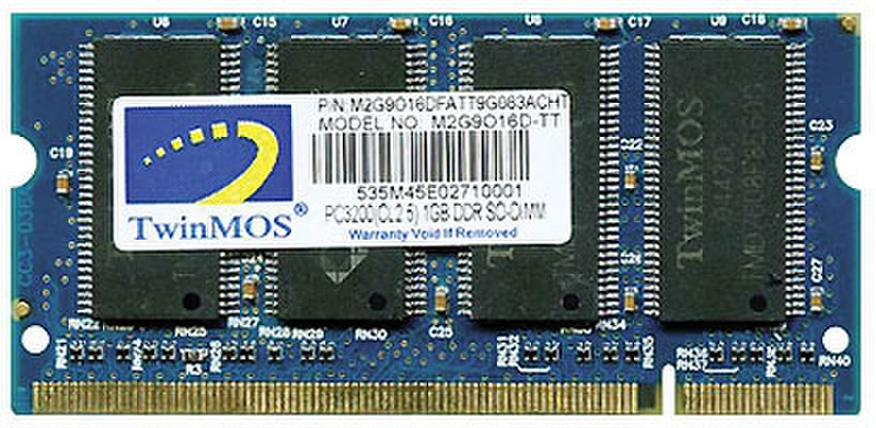 Twinmos 512MB PC2700 200 Pin DDR SO-DIMM 0.5GB DDR 333MHz memory module