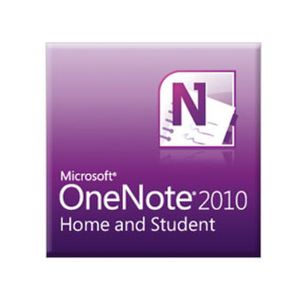 Microsoft OneNote Home and Student 2010, DVD, 32/64 bit, IT