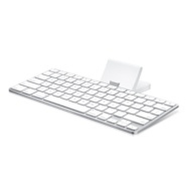 Apple iPad Keyboard Dock Cеребряный, Белый