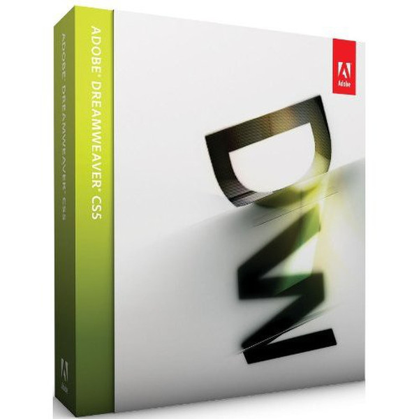 Adobe Dreamweaver CS5 v11, Win, SE, DVD Set