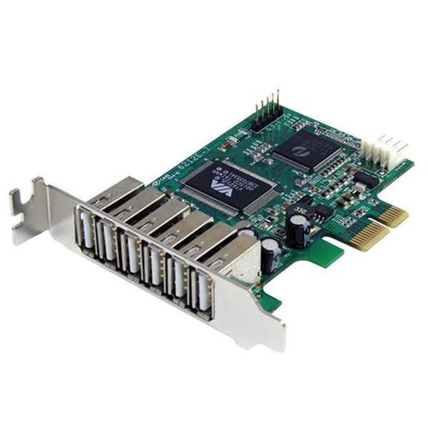 StarTech.com 7 Port High Speed USB 2.0 PCI Express Schnittstellenkarte - Low Profile