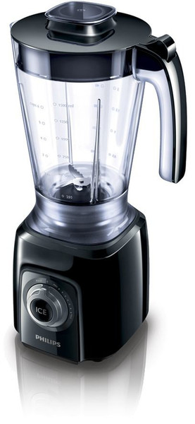 Philips Viva Collection HR2160/50 Стационарный 2л 600Вт Черный, Нержавеющая сталь, Прозрачный блендер