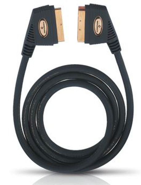 OEHLBACH Non interference 3m SCART (21-pin) SCART (21-pin) Black SCART cable
