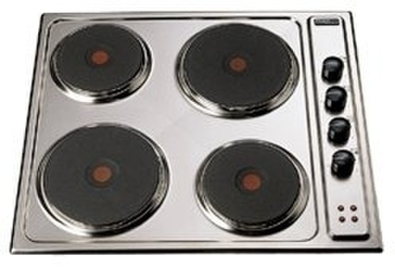 Pelgrim EKB 550RVS electrical heater built-in Electric hob Stainless steel