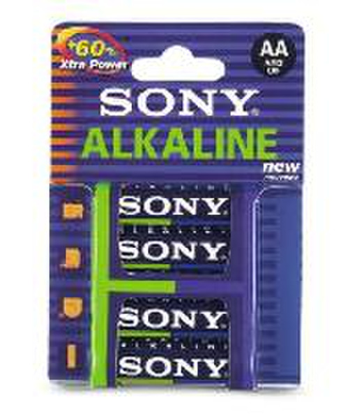 Sony BATTERY ALKALINE BLUE Щелочной 1.5В батарейки