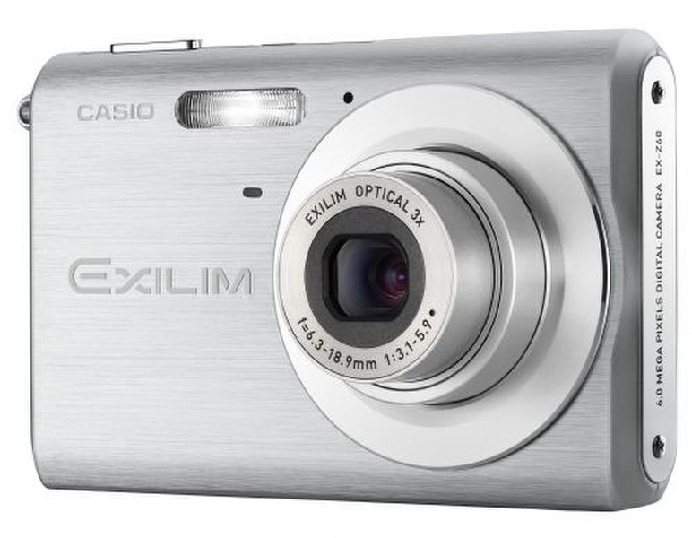Casio Exilim ZOOM EX-Z60 silver 6MP 1/2.5Zoll CCD Silber