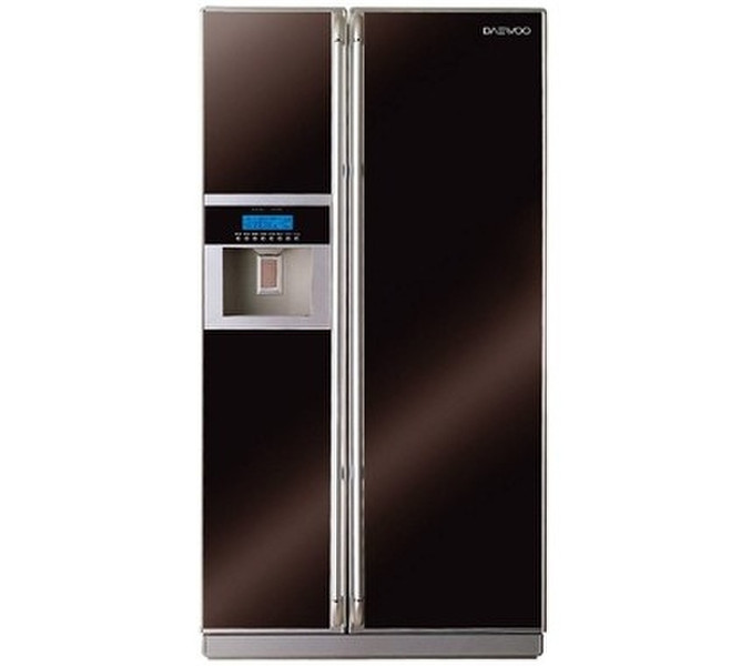 Daewoo FRS-T20DAM Side-by-Side Refrigerator freestanding Aluminium side-by-side refrigerator