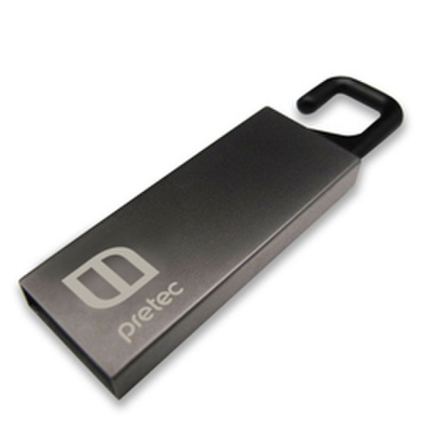 Pretec i-Disk Lock 8GB USB 2.0 Typ A Silber USB-Stick