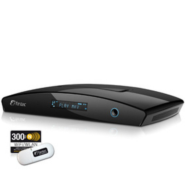 Fantec P2700 + WiFi Media Player 500GB Black digital media player