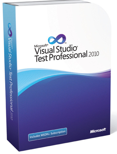 Microsoft VisualStudio Test Professional 2010, DVD, Rtl, FR, RNW