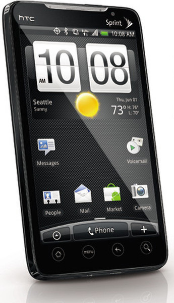 HTC EVO Black smartphone