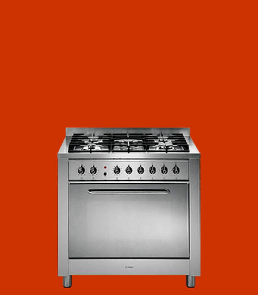Indesit KP 958 MS.B(X)/O (T) Freestanding Gas hob Silver