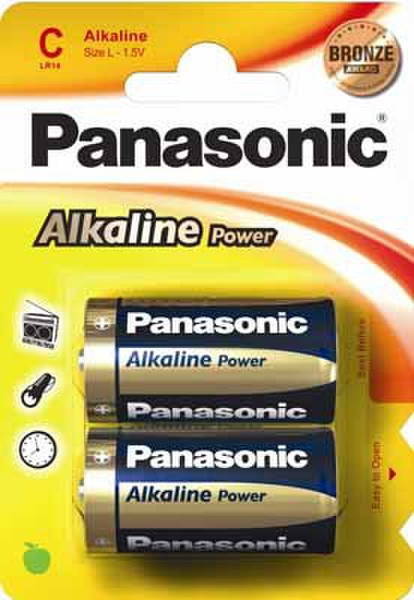 Panasonic 1x2 LR14APB Alkaline 1.5V non-rechargeable battery