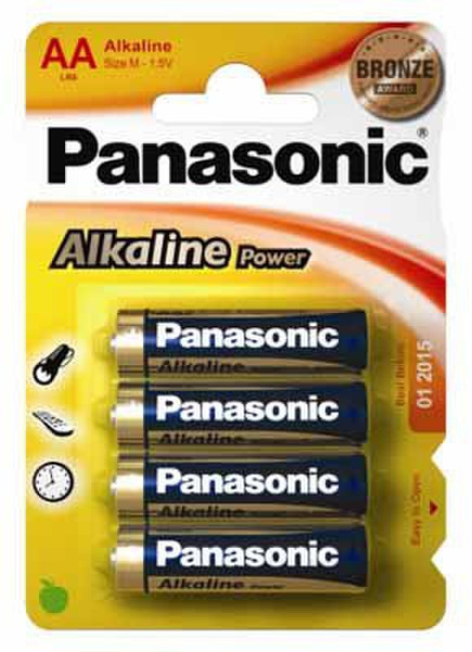 Panasonic 1x4 LR6APB Щелочной 1.5В батарейки