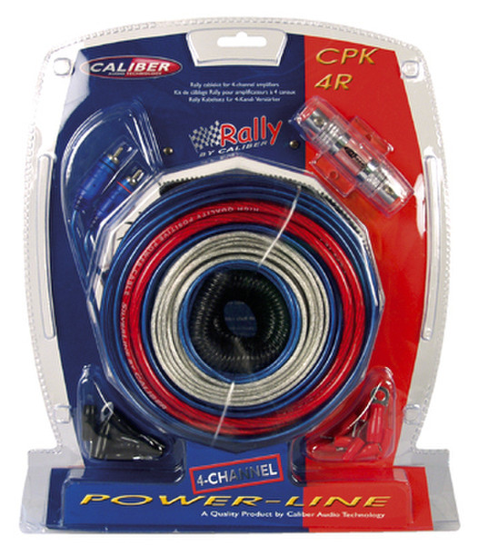 Caliber CPK 4 R 5m Schwarz, Blau, Rot Audio-Kabel
