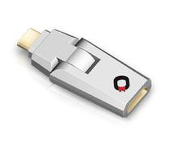 OEHLBACH HDMI - Mini HDMI Swivel adapter HDMI mini HDMI Silver cable interface/gender adapter