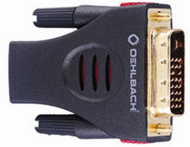 OEHLBACH HDMI-DVI Adapter HDMI DVI-D Черный кабельный разъем/переходник