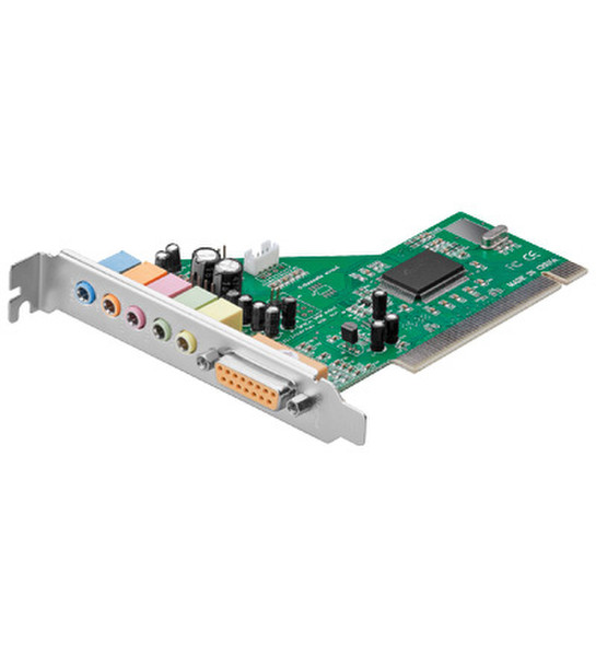 Wentronic PCI Soundcard 5.1 PCI Schnittstellenkarte/Adapter