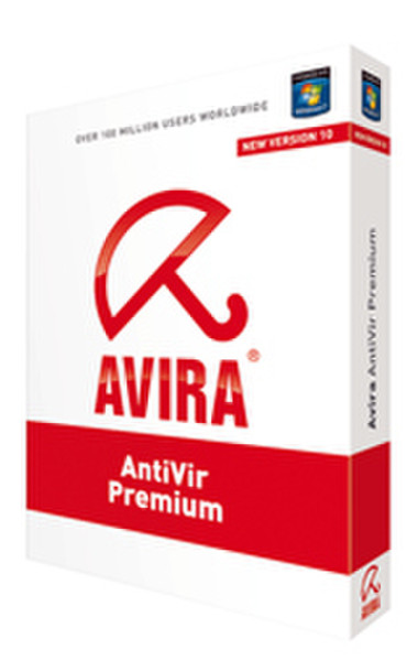 Avira AntiVir Premium (OTC) 1 User Version 2 years, 100 Units