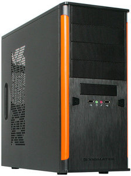 Xigmatek Asgard-II Midi-Tower Черный, Оранжевый системный блок