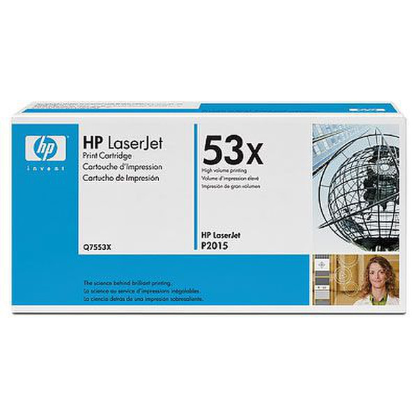 HP LaserJet Q7553X Black Print Cartridge with Smart Printing Technology