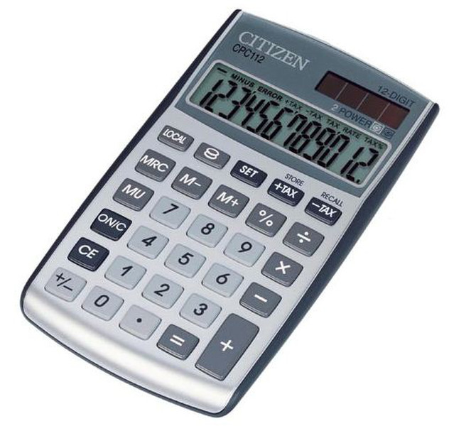 Citizen CPC-112 Pocket Basic calculator Silver