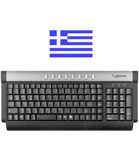 Wentronic USB Compact Keyboard - GRE USB QWERTZ Tastatur