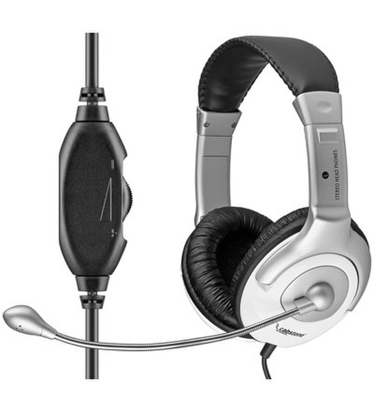 Wentronic Headset HS-200 Circumaural Black,Silver