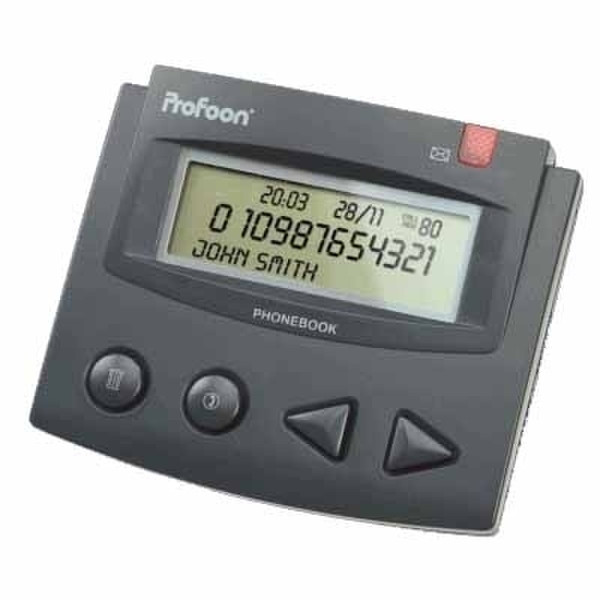 Profoon PCI-65 NummerMelder Silber Telefonnummernanzeige