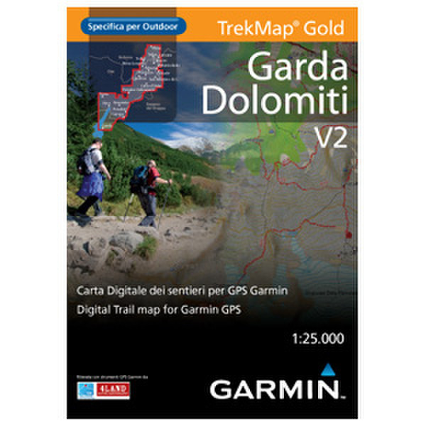 Garmin Italy TrekMap GOLD: Garda-Dolomiti
