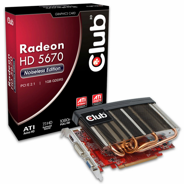 CLUB3D CGAX-H56724I 1GB GDDR5 graphics card