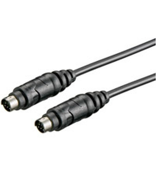 Wentronic 93869 2m Black PS/2 cable