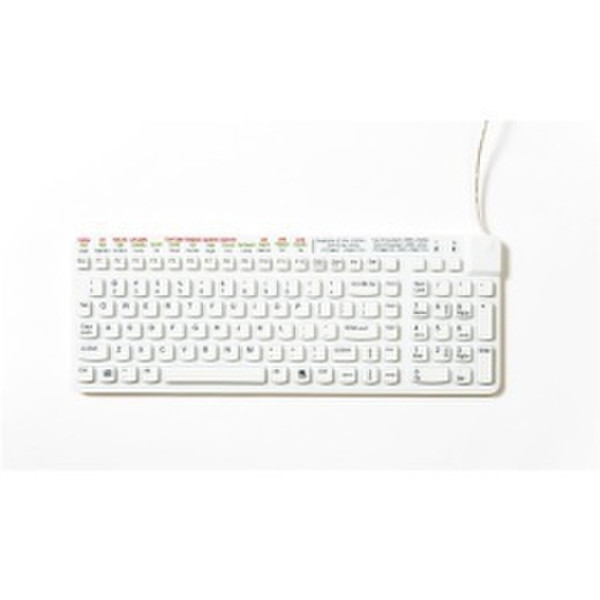 Man & Machine Really Cool MEDITECH USB QWERTY English White keyboard